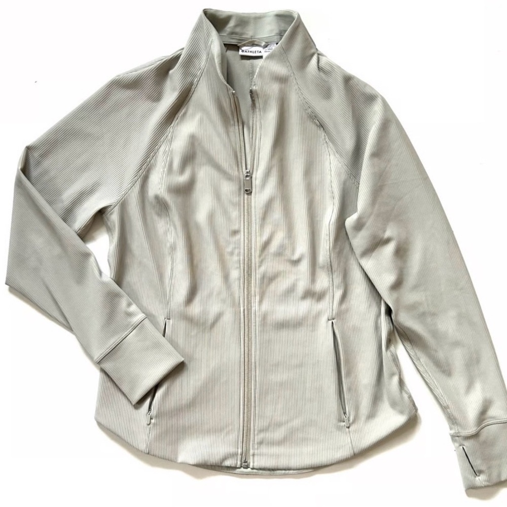 Athletea Oyster Rib Salutation Jacket Small & Large